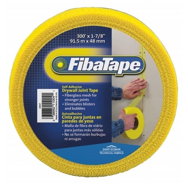 Saint Gobain 1-.88in. X 300ft. Yellow FibaTape Self Adhesive Drywall Joint Tape FDW FDW6590-U - main